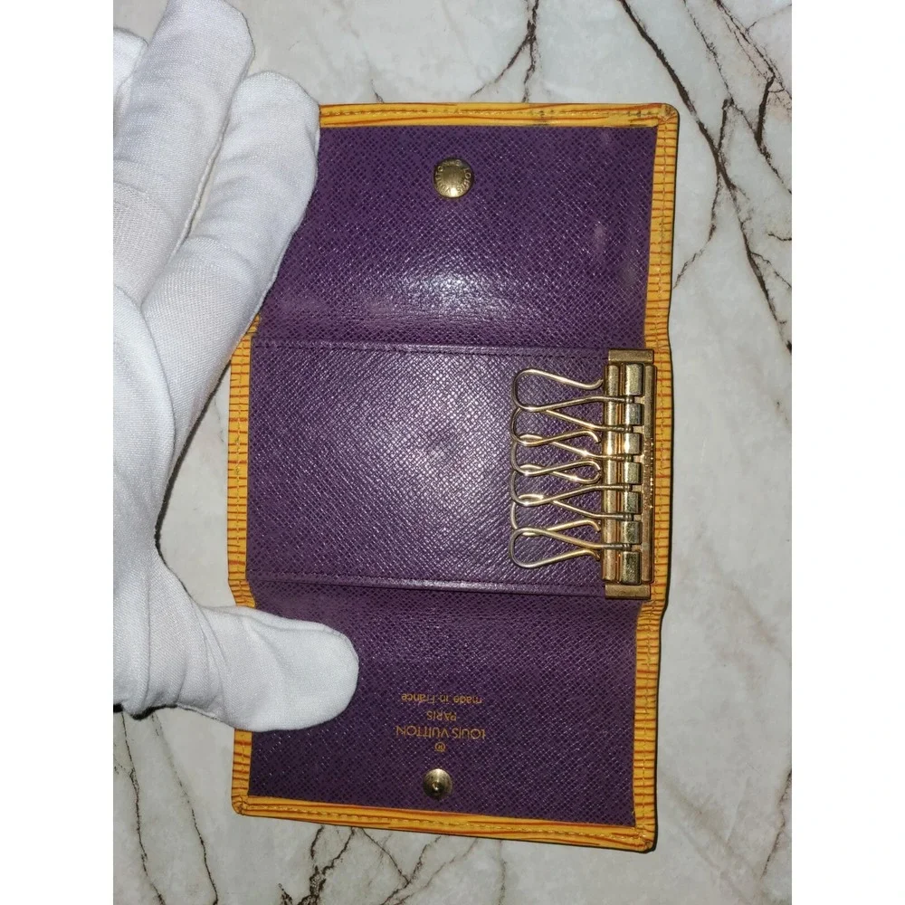 Louis Vuitton‎ Vintage 6 Key Holder Yellow Epi Leather MI0953
